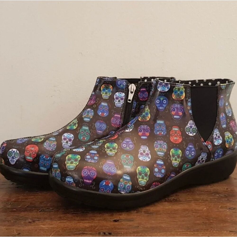 Alegria Sugar Skull Ankle Boots – Women’s EU 41